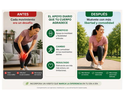 FUNRICH JOINT HEALTH + Envío Gratis + Apoya tu movilidad y disfruta un estilo de vida activo