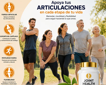 FUNRICH JOINT HEALTH + Envío Gratis + Apoya tu movilidad y disfruta un estilo de vida activo
